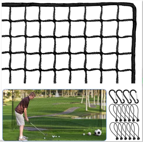 Amazgolf Golf Net10x25Ft Golf Practice NetSports Practice Barrier Net Heavy Duty Ball Netting Golf Hitting Net DIY Ball NetBaseball Net Hockey Net and Chipping Net
