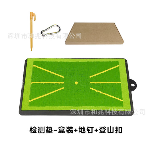 Golf Swing Trainer Mat with Portable Base